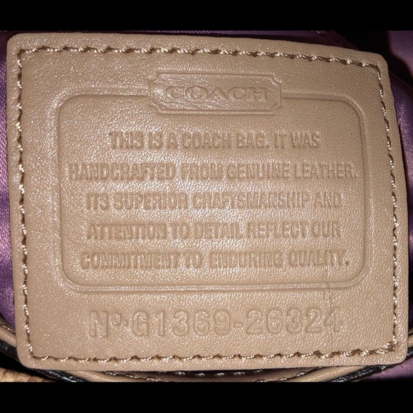 NWT! Coach Madison Glitter Lizard Sadie Satchel - Picture 7 of 7